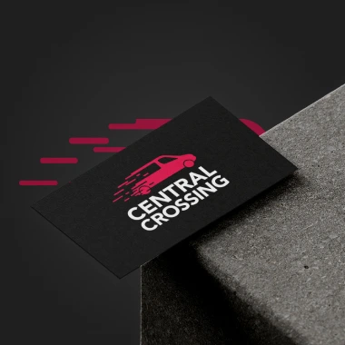 Wizytówka z logo Central Crossing