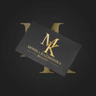 Wizytówka z logo MK Beauty